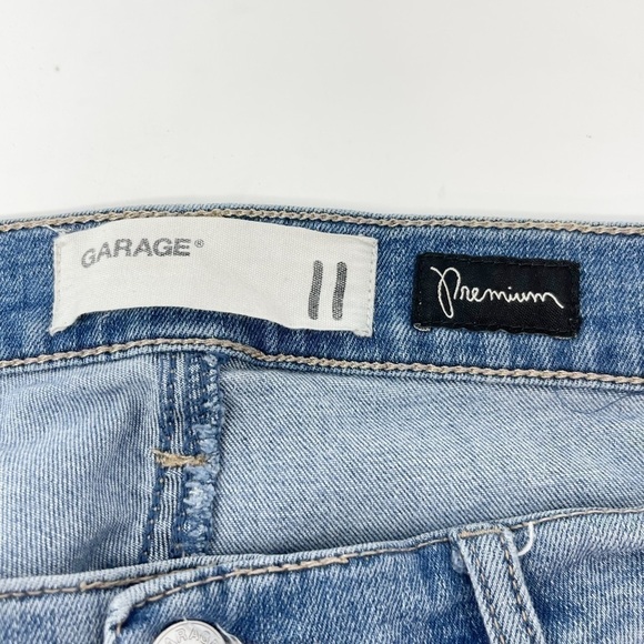 GARAGE PREMIUM Women’s Medium Wash Ultra High Rise Double Tuxedo Stripe … - Picture 6 of 8